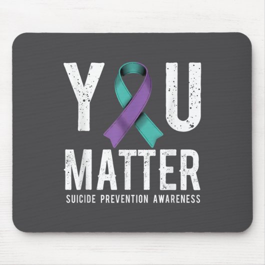 You Suicide Prevention Awareness  マウスパッド (正面)