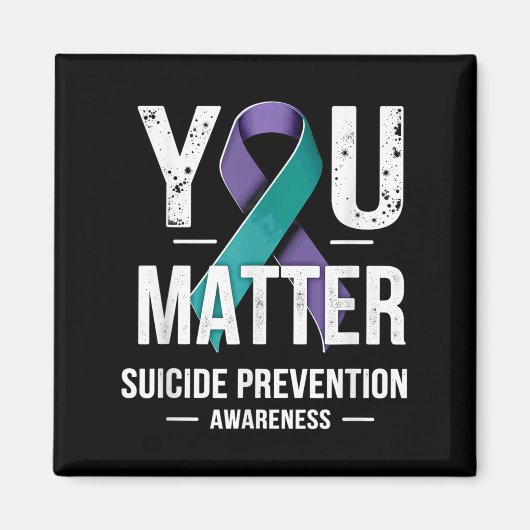 You Suicide Prevention Awareness マグネット (正面)