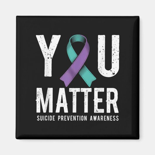 You Suicide Prevention Awareness マグネット (正面)
