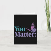 You Suicide Prevention Awareness Mental Health  カード (正面)