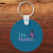 You Suicide Prevention Awareness Mental Health  キーホルダー (正面)