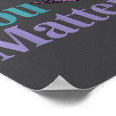 You Suicide Prevention Awareness Mental Health ポスター (角)