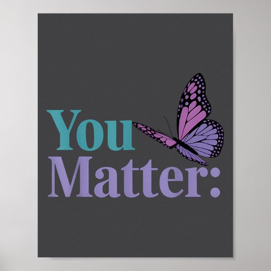 You Suicide Prevention Awareness Mental Health ポスター (正面)