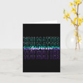 You Suicide Prevention Awareness Mental Health Mon カード (黄色い花)