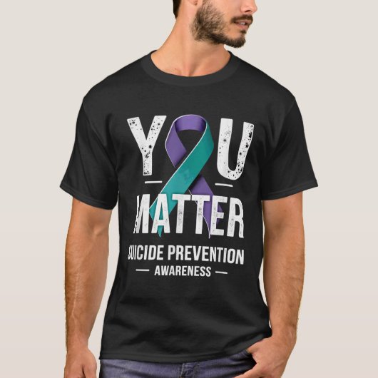 You Suicide Prevention Awareness Tシャツ (正面)