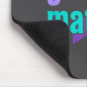 You Suicide Prevention Awareness Teal Purple Rainb マウスパッド (コーナー)