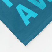 You Suicide Prevention Awareness Teal Purple Ribbo フリースブランケット (角)