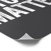 You - Suicide Prevention Teal Purple Awareness Rib ポスター (角)