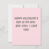 You Suit Me King of Hearts Valentine ノートカード (裏面)