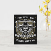 You Tell em I'm Coming And Hell's Coming With Me  カード (黄色い花)