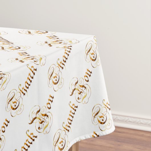 you.text.を感謝していして下さい テーブルクロス (インサイチュ)