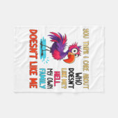 You Think I Care About Who Doesn't Like Me Hell My フリースブランケット (正面(横))