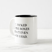 You Tick All The Boxes Husband ツートーンマグカップ (正面左)