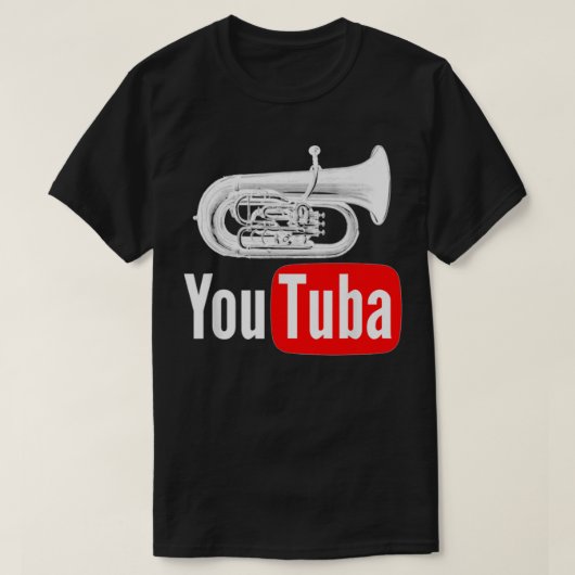 You Tubaマーチおもしろいングバンドギフト完璧なギフト Tシャツ (デザイン正面)