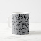 You’ve Cat to Be Kitten Me Right Meow – Grey コーヒーマグカップ (正面左)