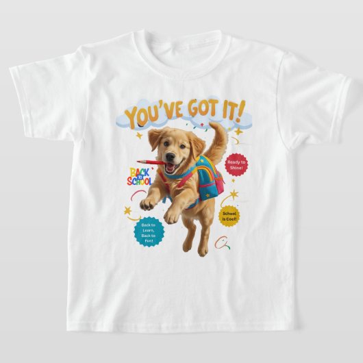 You’ve Got It! – Back to School Joy Tシャツ (レイダウン)