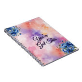 You’ve Got This – Motivational Floral Notebook ノートブック (右側)