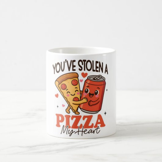 You’ve Stolen a Pizza My Heart Mug  コーヒーマグカップ (中央)