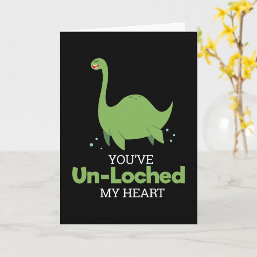 You ve UnLoched Loch Ness Nessy カード (黄色い花)