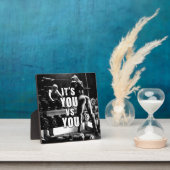 YOU vs YOU – 女性のトレーニング やる気を起こさせる フォトプラーク (インサイチュ)