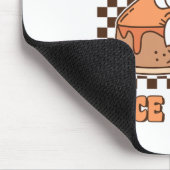 You Wanna Piece Of Me Groovy Pumpkin Pie Funny Tha マウスパッド (コーナー)