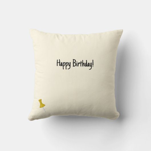 You wanna' put what where クッション (裏面)