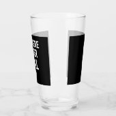 You Was Never 実在 - Glitched Brokenハートデザイン タンブラーグラス (左)