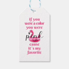 You was Pink -ラベル ギフトタグ