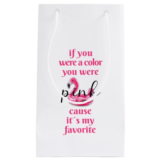 You was Pink -抱き枕 スモールペーパーバッグ (正面)