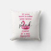 You was Pink -装飾用クッション クッション (正面)
