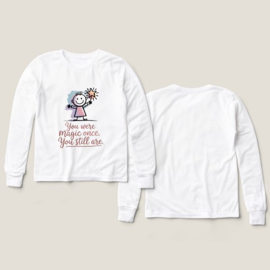 You Were Magic Once Kids Polo | Cute Doodle Art | (デザイン 正面&背面)