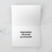 **YOU WILL BE MISSED** SAYING GOOD-BYE CARD カード (内部)