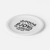 You Will Have Joy and Gladness Inspirational Quote ペーパープレート (アングル)