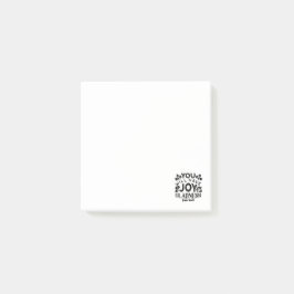 You Will Have Joy and Gladness Inspirational Quote ポストイット