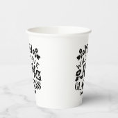 You Will Have Joy and Gladness Inspirational Quote 紙コップ (左)