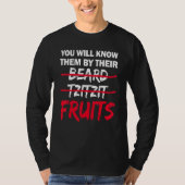 You Will Know Them By Their Beard Tzitzit Fruits Tシャツ (正面)