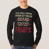 You Will Know Them By Their Beard Tzitzit Fruits Tシャツ (正面)