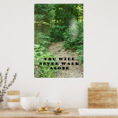 YOU WILL NEVER WALK ALONE ポスター (キッチン)