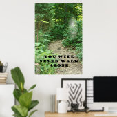 YOU WILL NEVER WALK ALONE ポスター (ホームオフィス)