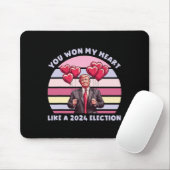 You Won My Heart Like A 2024 Election Funny Trump マウスパッド (マウス)