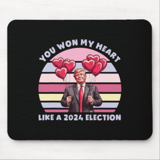 You Won My Heart Like A 2024 Election Funny Trump  マウスパッド