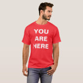 YOUAREHERE Tシャツ (正面フル)