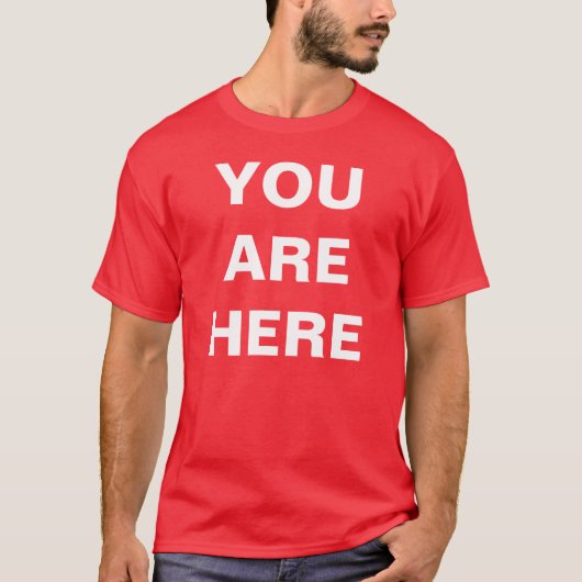 YOUAREHERE Tシャツ (正面)