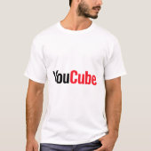 "YouCube "  fake brand  Tシャツ (正面)