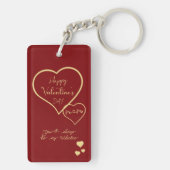 You'll Always Be My Valentine Double Hearts キーホルダー (裏面)