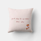 You'll Always Be My Valentine Lesbian Hearts Flag クッション (裏面)