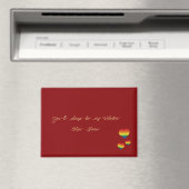 You'll Always Be My Valentine LGBT Hearts Flag マグネット (インサイチュ (食洗機))