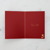 You'll Always Be My Valentine Mr and Mrs Folded シーズンカード (内部)