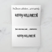 You'll Never Walk Alone ハロウィンカード シーズンカード (内部)