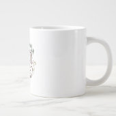 You'll Never Walk Alone – Comforting Hand-Lettered ジャンボコーヒーマグカップ (右)